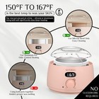 Kotamu Wax Kit Pink Digital Hair Removal Waxing Kit For Women   Men Hot Wax W   