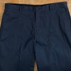 Vintage Mens Ll Bean Chinos Size 40x30 90s Navy Blue Twill Cotton Pants Trousers