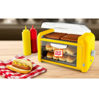 Hot Dog Roller Grill Cooker Machine Warmer Bun Electric Cover Rollers Stainless