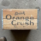 Orange Crush Soda Wooden Crate Excellent 