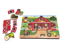 Melissa And Doug See And Hear Sound Puzzle Around The Farm Wooden Sounds