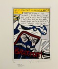 Roy Lichtenstein  Original Hand-signed Lithograph With Coa   Appraisal Of  3 500