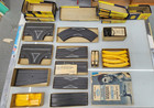 Vintage Aurora Model Motoring T-jet Ho Slot Car Track Lot Boxed Accessories