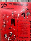 Vintage 1950s Sheet Music Book  25 Hits Through The Years 