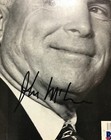 Thank You    Senator John Mccain Signed 2000 Newsweek Magazine Beckett Bas