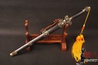 Lion Jian Chinese Sword Double Bo-hi High Carbon Steel Blade Blackwood Scabbard