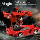 Remote Control Sport Car Transformer Rc Robot 2 In 1 Gift Toy For Kids Boys New
