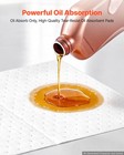 Vevor Oil Absorbent Pads 15  X 20  200-pack Medium-duty Spill Absorbing Pad