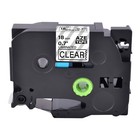 2pk Compatible With Brother Black On Clear white Label Tape Tz141 241 3 4 