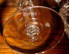 Waterford 6 5  Ballymore 4 Crystal Wine Stem Goblets 1970 s Ireland Euc