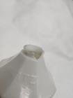 Antique White Milk Glass Wmg Diddie Blitzen Lightning Rod Ball Weathervane