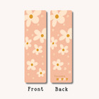 Happy Daisy Flowers Illustrated Laminated Bookmark For Books  Gift For Bookworms