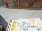 Vintage 1962 Remco Showboat Theater  Playset Toy With Original Scenes   Box