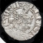 Armenia 1198-1219 Ad Levon I Silver Tram Knights Templar Coin Of Crusades Ngc Au