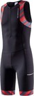 My Kilometre Men   s Triathlon Tri Suit With 2 Big Side Pockets Small  Red 