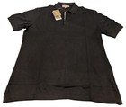 Burberry Polo Short Sleeve Cotton Men s Polo Shirt - Black - New