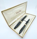 Vintage C  1950s Sheaffer s Fountain Pen   Pencil Set In Original Box