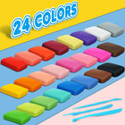 Air Dry Modeling Clay Set - 24 Colors With Tools For Kids 3 Years And Up