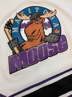 Ihl Nhl Echl Manitoba Moose Bauer Vintage Vtg Hockey Jersey Mens M 90s Free Ship