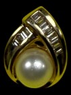 14k Yellow Gold Pearl Diamond Earrings  22 Ctw Weight 3 58g  mp2051588 
