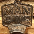 New  Vintage Rustic Style Man Cave Beer Soda Wall Mounted Metal Bottle Opener 6 