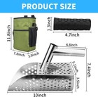 Metal Detecting Sand Scoop Stainless Steel Digging Shovel With Metal Detector Fo