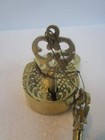 Vintage Style Brass Padlock - Lock With Key - Brass Made - Working Lock 