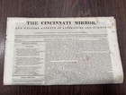 Dec  1834 Thomas Kirkby Balloon Aeronaut 1st Flight Over Cincinnati Newspaper