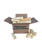 Powerpet  Beef Cheek Rolls 6-8  Bulk Natural Dog Chews- Improve Dental Hygiene