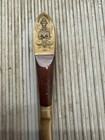 Vintage Thailand Brass Letter Opener Wood Handle Buddhist Figure Decorative