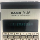Vintage Casio Fx-20 Scientific Calculator Made In Japan Circa 1975