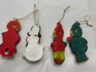Little Christmas Band With Snowman Ornaments Made In Korea Vintage Carolers