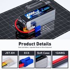 2x Zeee 6s Lipo Battery 4000mah Ec5 22 2v 100c For Rc Airplane Helicopter Drone