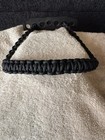 Bow Wrist Sling All Black With A 7 Hole Leather Yoke