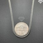 Italian Solid Sterling Silver Miami Cuban Link Chain Necklace 925 Silver Chain