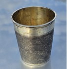 18th Century Augsburg German Johann Carl Bartermann Silver Snakeskin Beaker Cup