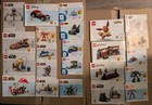 Lego Lot Of Instruction Manual Booklets Look At All Photos To See Full Lot