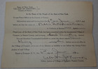 1920 Freeport Nassau County New York Public Intoxication Antique Arrest Warrant