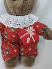 Eden Brown Bear Plush Red Outfit 8 Inch Stuffed Animal Toy