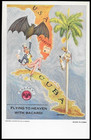  bacardi Rum Co   Cuban Postcard And Cigar Band Label  Havana Collectibles