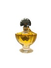 Vintage 1960 s Shalimar Extrait 0 5 Oz W blue Glass Fan Stopper Nos