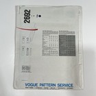 Vintage Vogue American Designers Sewing Pattern Edith Head 2692 Size 8