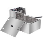 6l 6 3qt Commercial Electric Deep Fryer Restaurant Stainless Steel Home Family