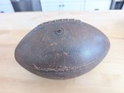 Vintage 1950s Wilson F 1110 Intercollegiate Official Leather Football Holds Air