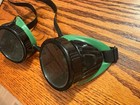 Vintage Morris Welders Welding Glasses Goggles Usa Steampunk Halloween Costume
