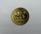 1996 Lancaster Pa Central Market 25   Parking Token Brass aluminum Exonumia Vtg