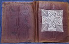 Fabulous Homemade Antique Crochet Sample Book 100  Vintage Lace Tatting Cuffs
