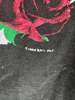 Vintage 80s Phantom Of The Opera Musical Mask Rose Promo Graphic Crew T Shirt