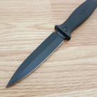 Kershaw Secret Agent Fixed Knife 4 38  8cr13mov Stainless Blade Black Grn Handle