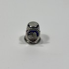Washington Dc Metal Thimble Us Capitol Building Red White Blue Silver Badge